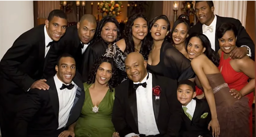 George Foreman with his family